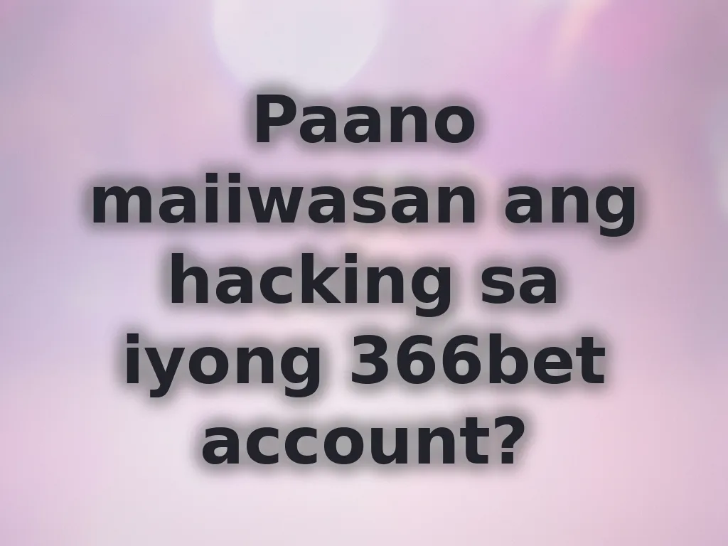 Account Security